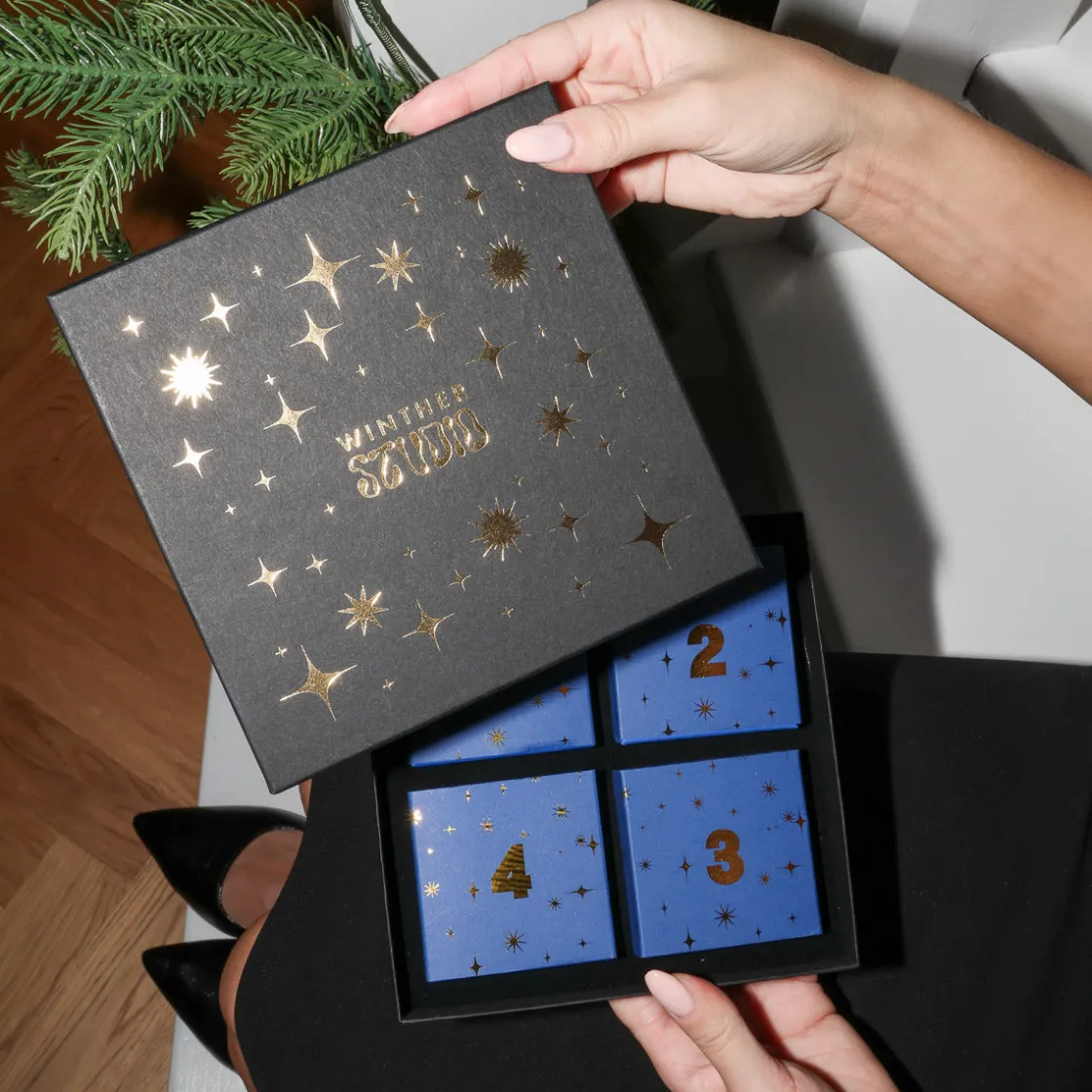Winther Studio Adventskalender - Sølv| Smykkesæt