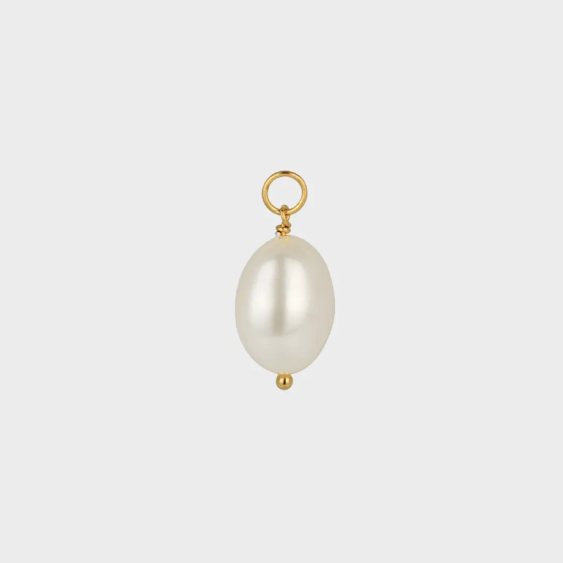 Winther Studio Big Freshwater Charm| Øreringe