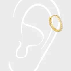 Winther Studio Clear Crystal Helix| Øreringe