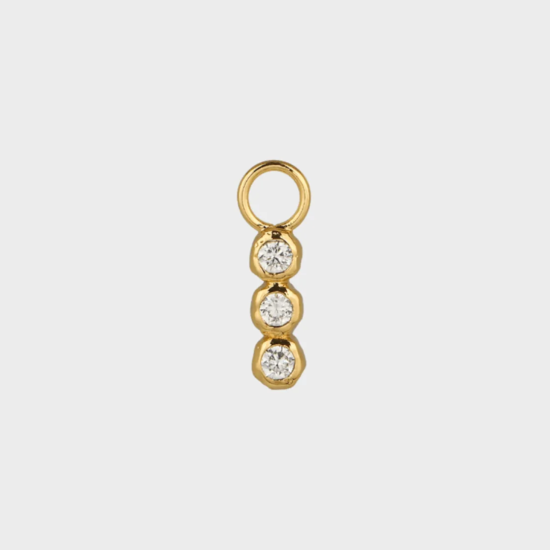 Winther Studio Clear Stone Charm| Øreringe