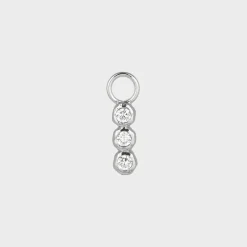 Winther Studio Clear Stone Charm| Øreringe