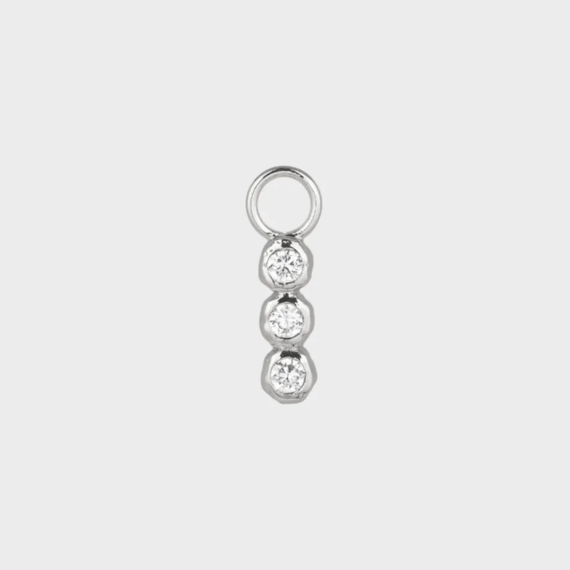 Winther Studio Clear Stone Charm| Øreringe