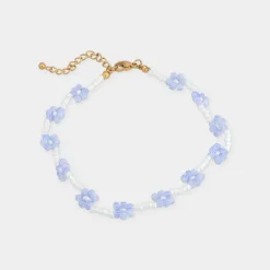 Winther Studio Flower Bead Ankelkæde| Ankelkæder