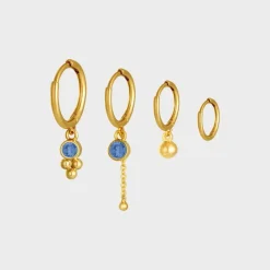 Winther Studio Mini Hoop Øreringe Sæt| Smykkesæt|Øreringe