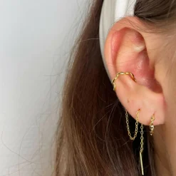 Winther Studio Mini Twisted Hoops| Øreringe