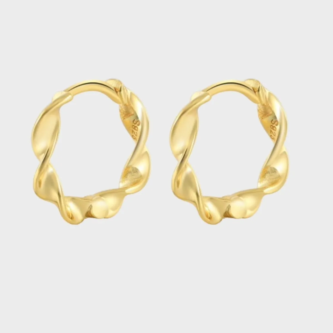 Winther Studio Mini Twisted Hoops| Øreringe