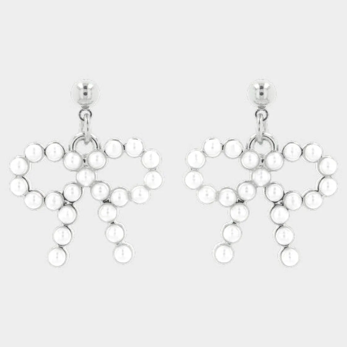 Winther Studio Pearl Bow Øreringe| Øreringe