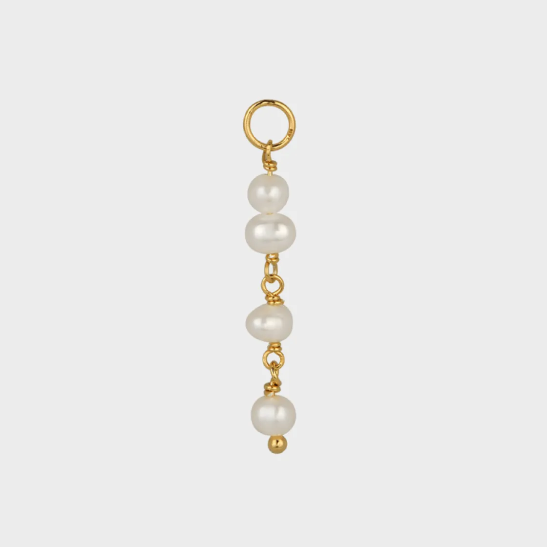 Winther Studio Pearl Row Charm| Øreringe