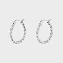 Winther Studio Twined Hoops 2,2cm| Øreringe|Archive Sale