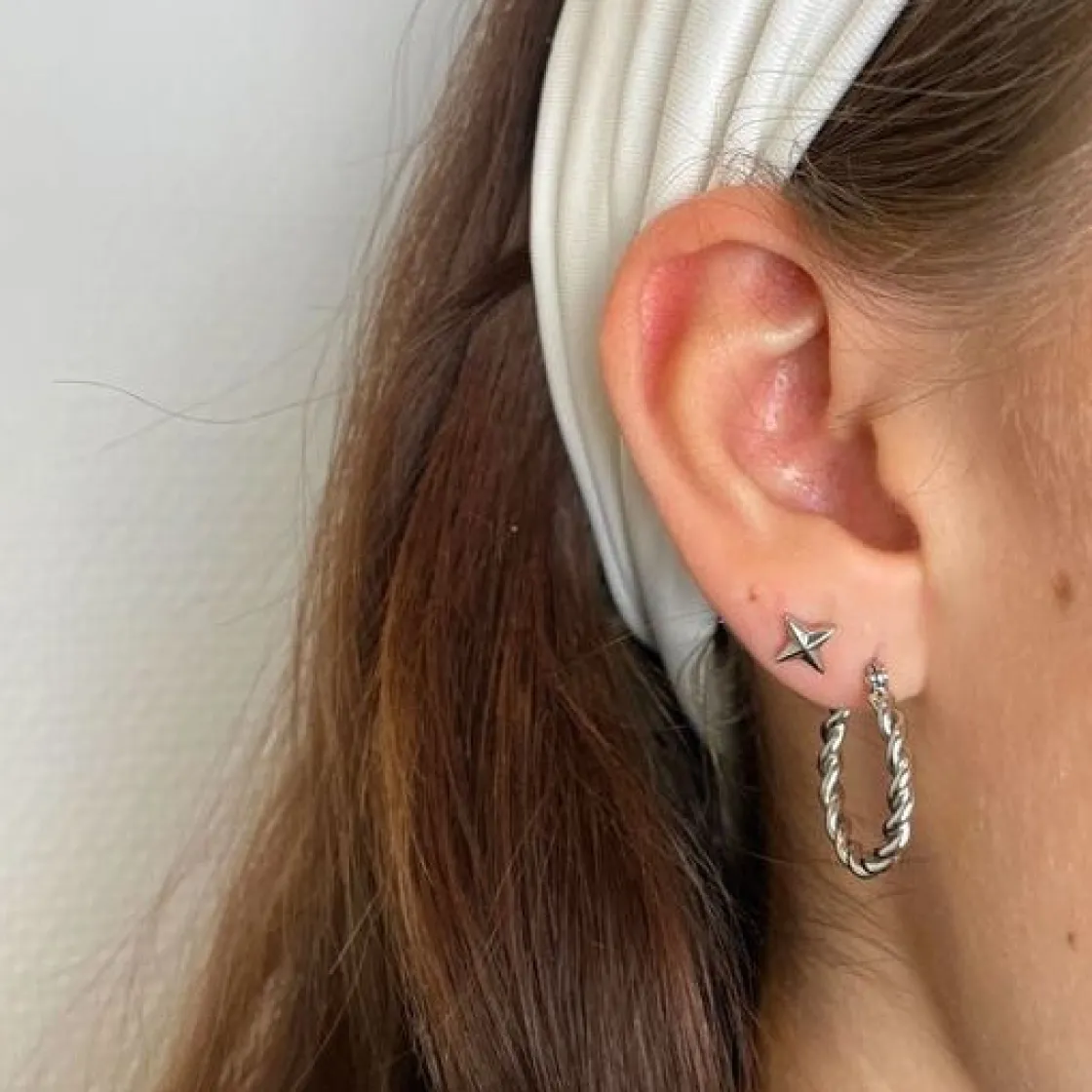 Winther Studio Twined Hoops 2,2cm| Øreringe|Archive Sale