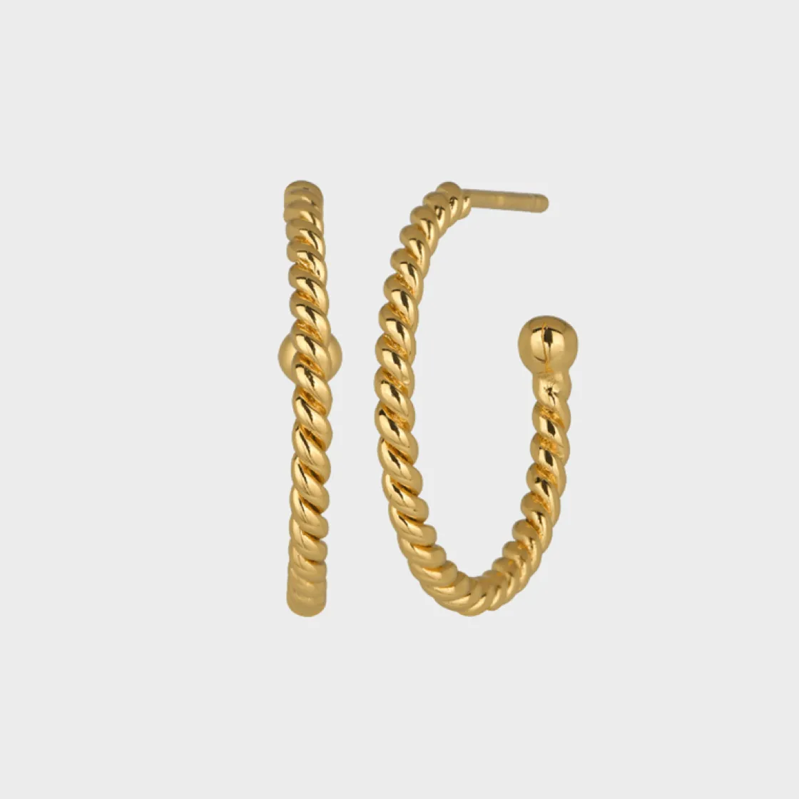 Winther Studio Twist Hoops| Øreringe