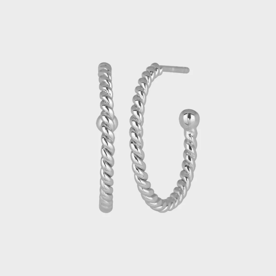 Winther Studio Twist Hoops| Øreringe