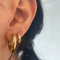 Winther Studio Wide Hoops| Øreringe|Student